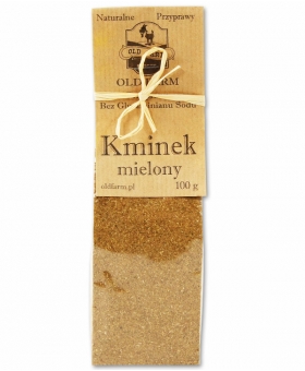 KMINEK POLSKI MIELONY 100 G ZMIELONE ZIARNA KMINKU POSPOLITEGO Z POLSKICH UPRAW